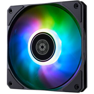 120mm SilverStone Air Slimmer 120 ARGB Enhanced performance slim fan with full-range PWM and ARGB lighting effect