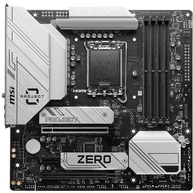 MSI S1700 MicroATX B760M Project Zero DDR5 Motherboard