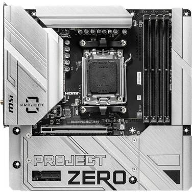 MSI AM5 MicroATX B650M Project Zero DDR5 Motherboard