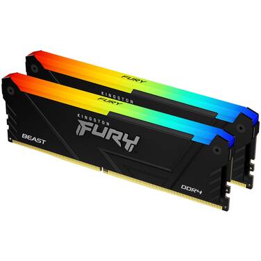 16GB DDR4 Kingston Fury Beast 3200MT/s CL16 RGB Ram, Limit 2 per customer