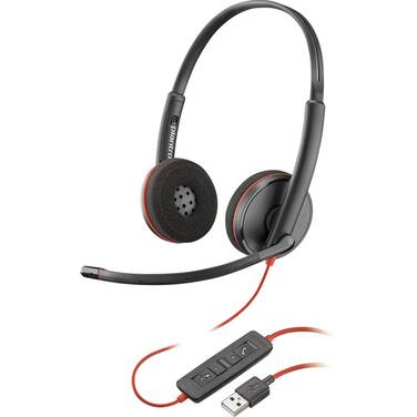 Poly Blackwire 3220 UC Stereo corded Headset USB-A