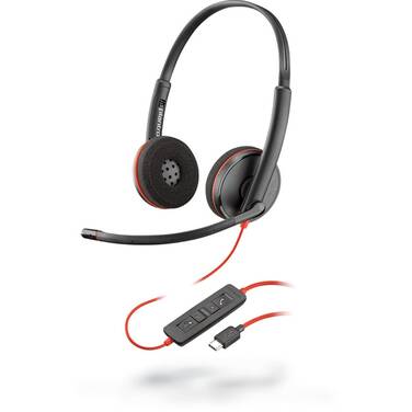 Poly Blackwire 3220 UC Stereo corded Headset USB-C