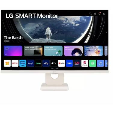 27 LG 27SR50F-W FHD IPS Smart Monitor with WebOS and Speakers