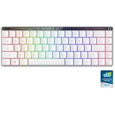 ASUS ROG Falchion Wireless Low Profile White Mechanical Red Switch Gaming Keyboard