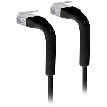 10cm Ubiquiti Unifi Black Cat6 Bendable Ultra-Thin Network Cable