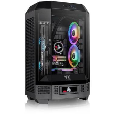 Thermaltake The Tower 300 Tempered Glass Micro Tower Case Black