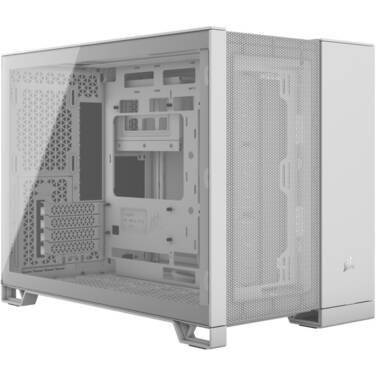 Corsair 2500D AIRFLOW MicroATX Dual Chamber White PC Case CC-9011264-WW