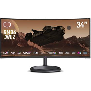 34 Cooler Master GM34-CWQ2 UWQHD 165Hz Curved Gaming Monitor