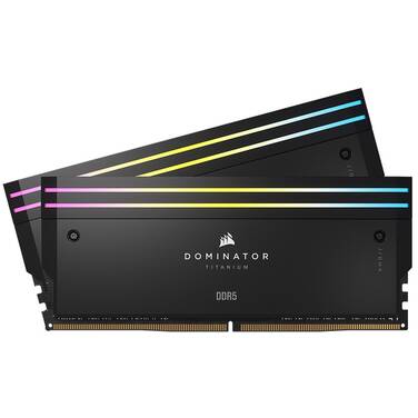 96GB DDR5 (2x48G) Corsair 6600Mhz Dominator Titanium Black RGB RAM