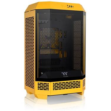Thermaltake The Tower 300 Tempered Glass Micro Tower Case Bumblebee, *Eligible for eGift Card up to $50