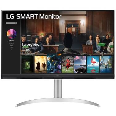32 LG 32SQ730S-W UHD Smart Monitor with WebOS