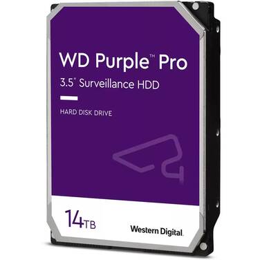 14TB WD 3.5 SATA 6Gb/s Purple Pro SV HDD WD142PURP, Limit 4 per customer