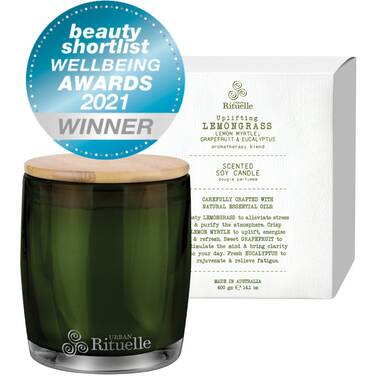 FL 400gm Candle Lemongrass Lemon Myrtle Grapfruit & Eucalyptus