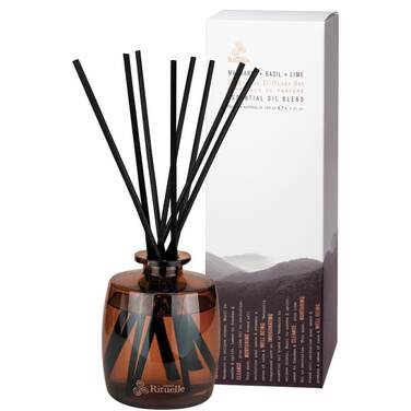 EQ 220ml Fragrance Diffuser Mandarin Basil & Lime