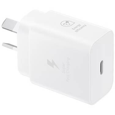 SAMSUNG 25W USB-C White Power Adapter - NO CABLE