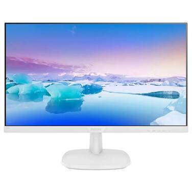 24 Philips 243V7QDAW FHD IPS White Monitor with Speakers - OPEN STOCK - CLEARANCE