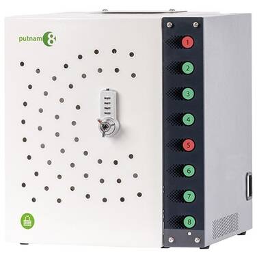 PC Locs Putnam 8 Charging Stations with USB-C PD PCL10-10529