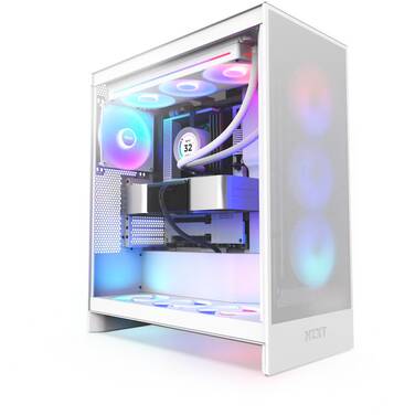 NZXT ATX H7 Flow RGB 2024 White Case CM-H72FW-R1