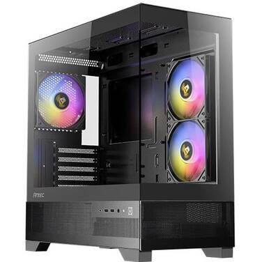 Antec CX500M RGB TG MicroATX Black Gaming Case