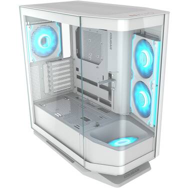 Cougar FV270 RGB WHITE Mid Tower Curved Panoramic Gaming Case