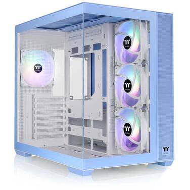 Thermaltake Mid Tower View 380 TG Hydrangea Blue Case CA-1Z2-00MFWN-00