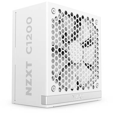 1200 Watt NZXT C1200 Gold ATX 3.1 Gen5 Modular Power Supply White