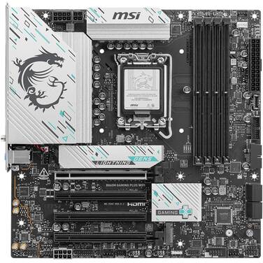MSI S1851 MicroATX B860M GAMING PLUS WIFI DDR5 Motherboard, *Redeem BONUS Game