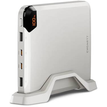 Cygnett VertPWR 25K mAh Laptop Power Bank with Stand Champagne