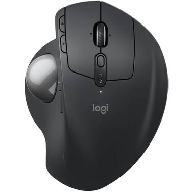 Logitech MX Ergo S Advanced Optical Wireless Trackball Mouse Graphite