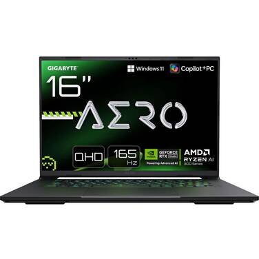 Gigabyte AERO X16 1WH 16 Ryzen AI 7 5070 Gaming Laptop Win 11 Home Black