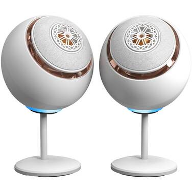 Creative Pebble Nova Premium 2.0 USB-C Speakers with Coaxial Drivers White