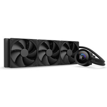 NZXT Kraken Plus V2 360mm Liquid Cooler with LCD Black