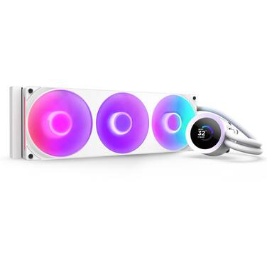 NZXT Kraken RGB V2 360mm Liquid Cooler with LCD White