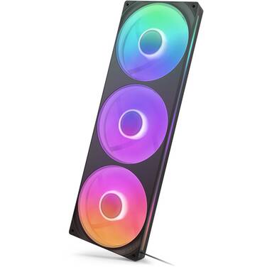 420mm NZXT F420RGB Single-Frame RGB Core Fan Black