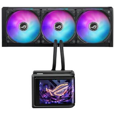 ASUS ROG RYUO IV SLC 360 ARGB Liquid Cooler with Curved Display Black, *Redeem Bonus Game