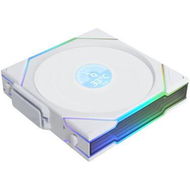 140mm Lian Li UNI FAN TL140 LCD Wireless Case Fan White