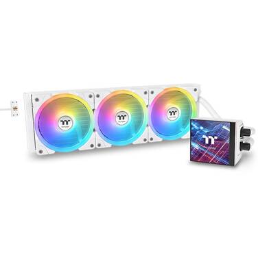 Thermaltake MAGFloe 360 Ultra ARGB Sync AIO Liquid Cooler with LCD White
