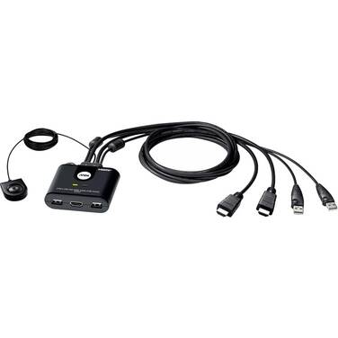 ATEN CS22HF 2-Port USB FHD HDMI Cable KVM Switch