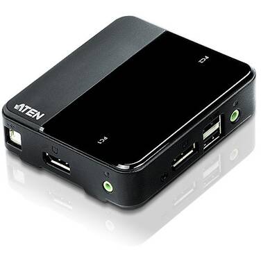 ATEN CS782DP 2-Port USB DisplayPort + Audio KVM Switch