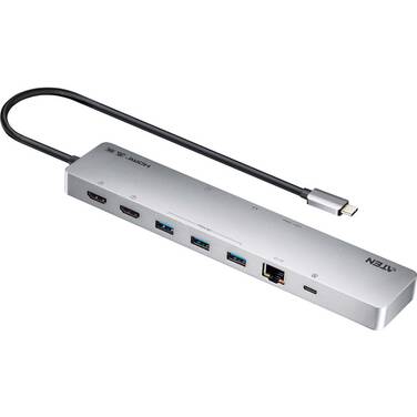 ATEN UH3240 11-in-1 USB-C Multiport Dock with Power Pass-Through