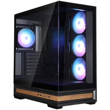 Zalman P40 NAMU ATX Case Black with Wood Accent