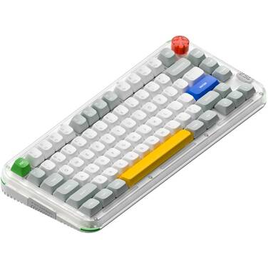 NuPhy Kick75 Hybrid-Profile Wireless Tactile Mechanical Keyboard White