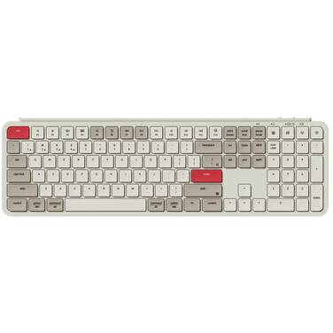 Keychron B6 Pro Ultra-Slim Wireless Keyboard Retro Red