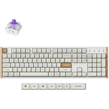 Keychron K10 HE Special Edition Wireless Magnetic Mechanical Keyboard White