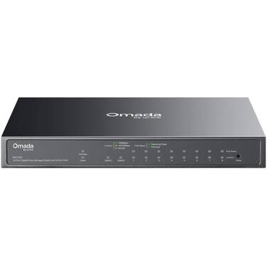 TP-Link ES210GP Omada 10-Port Gigabit Easy Managed Switch with 8-Port PoE+