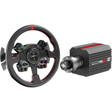 PXN VD10+W CS R2 Steering Wheel + Direct Drive Motor Bundle for PC