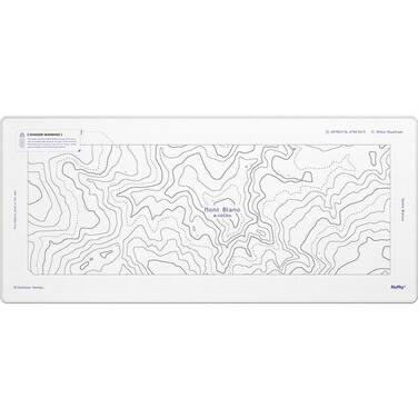 NuPhy Mount Blanc Deskmat White