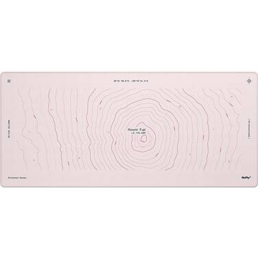 NuPhy Mount Fuji Deskmat Pink