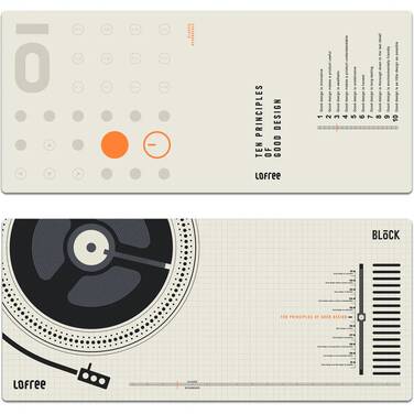 Lofree Desk Mat Vintage Grey