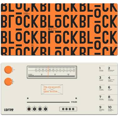 Lofree Desk Mat Vintage Orange